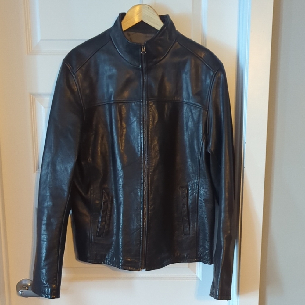 Danier leather Jacket Men's Large Tall/long
